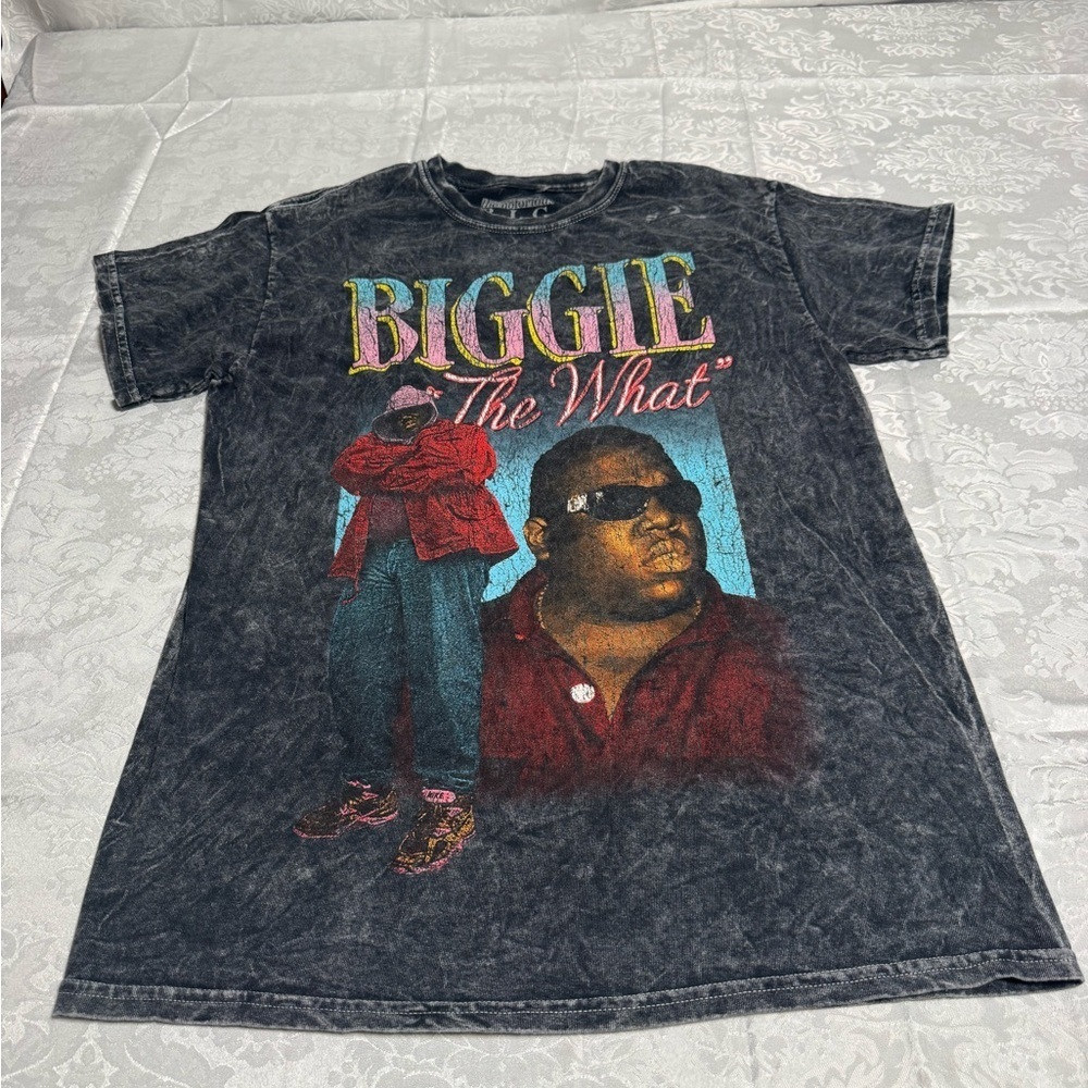 Biggie The What Graphic Tee - Black